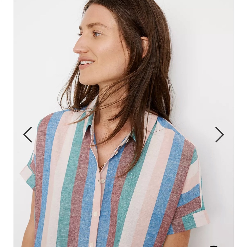 Madewell Central Shirtdress Flagstaff Stripe